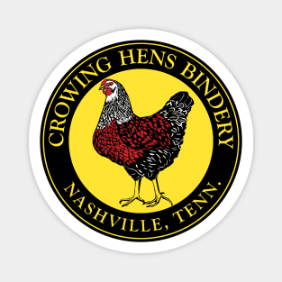 Crowing Hens Bindery Logo Magnet